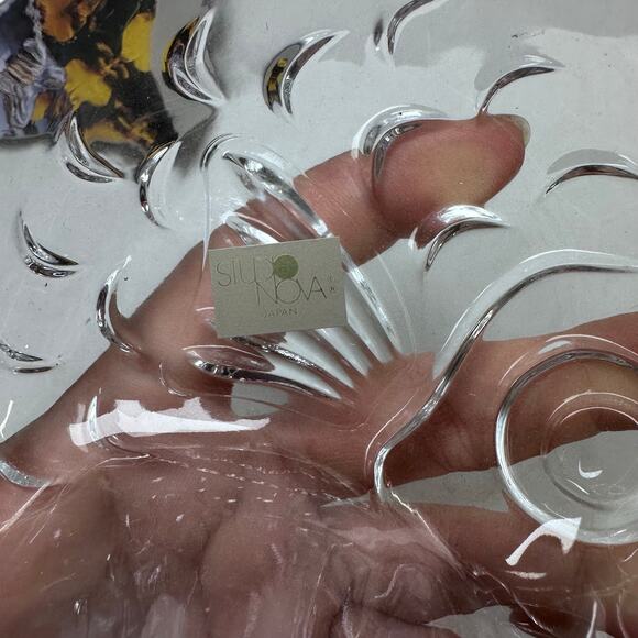 NIB studio nova glass oceans gift leaping fish candy/nut bowl - Picture 2 of 5